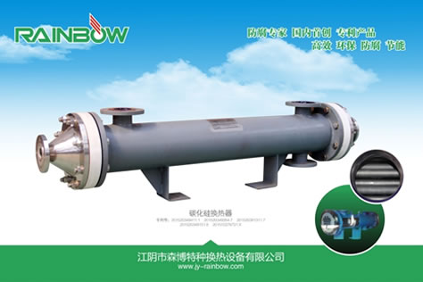Silicon carbide tubular heat exchanger